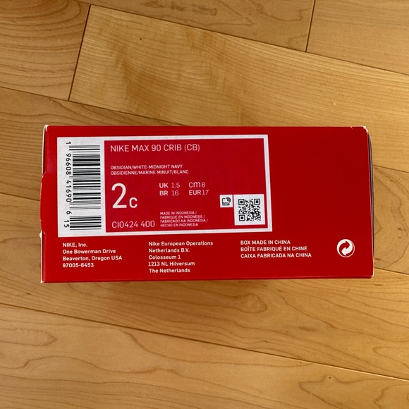 Nike Max 90 Cot size 2C - Picture 4 of 6